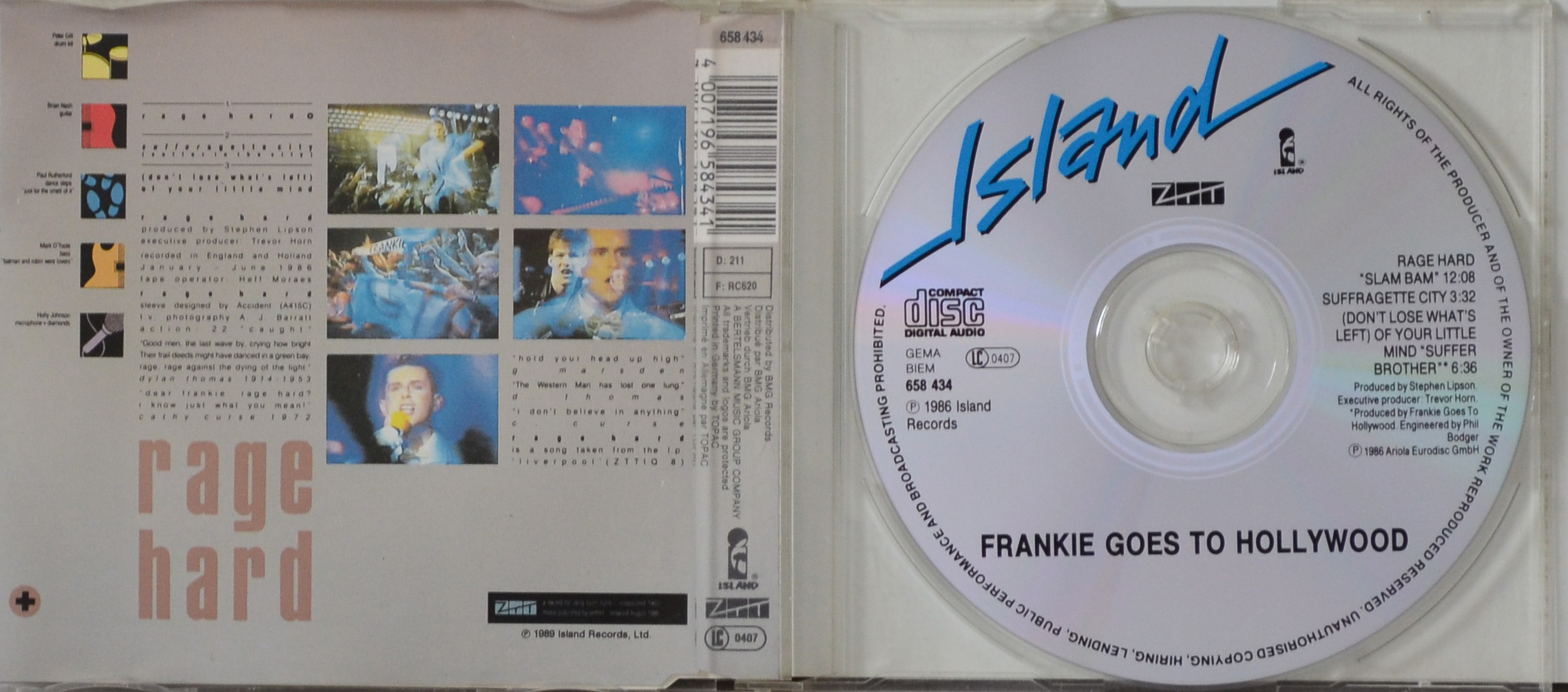 Rage Hard, cd single